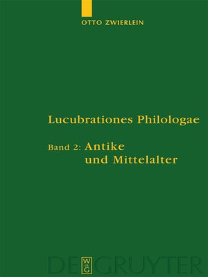 cover image of Antike und Mittelalter